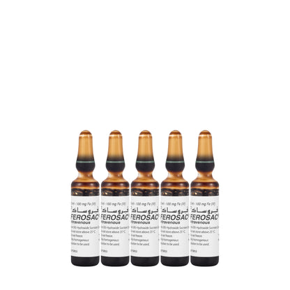 Ferosac Iv Injection 100Mg/5Ml 5 Ampules