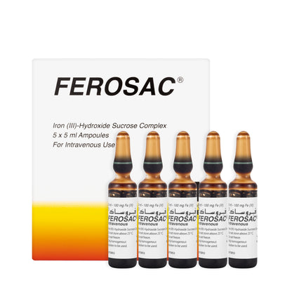 Ferosac Iv Injection 100Mg/5Ml 5 Ampules