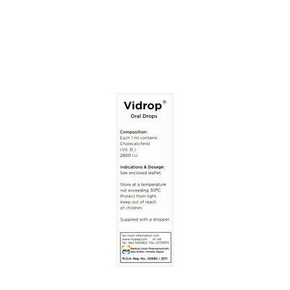 Vidrop Vitamin-D3 2800 IU Oral Drops 15ml