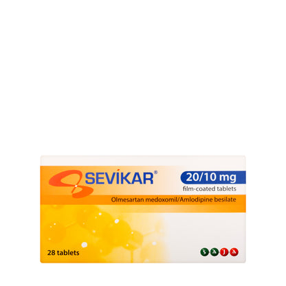 Sevikar 20/10Mg 28 Tablets