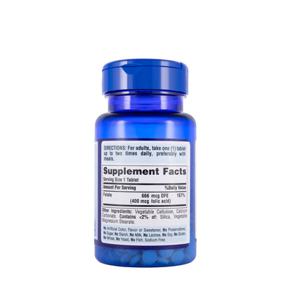 Puritan's Pride Folic Acid 400mcg 250 Tablets
