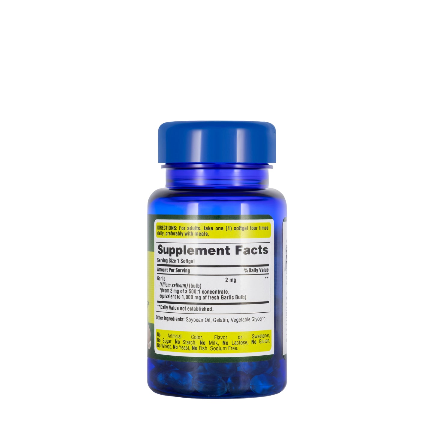 Puritan's Pride Garlic Oil 1000mg 100 Softgels
