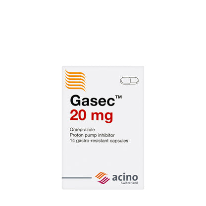 Gasec 20Mg 14 Capsules