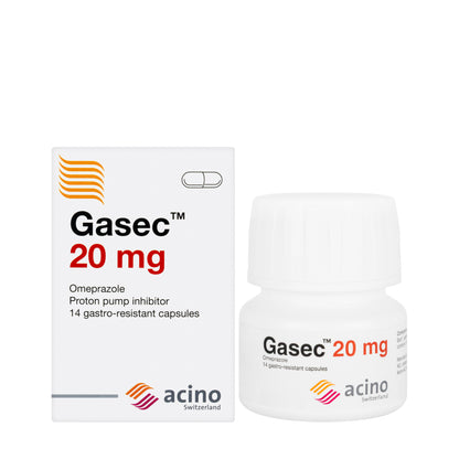Gasec 20Mg 14 Capsules
