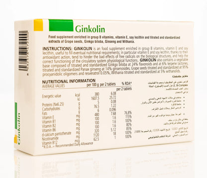 Ginkolin 30 Tablet