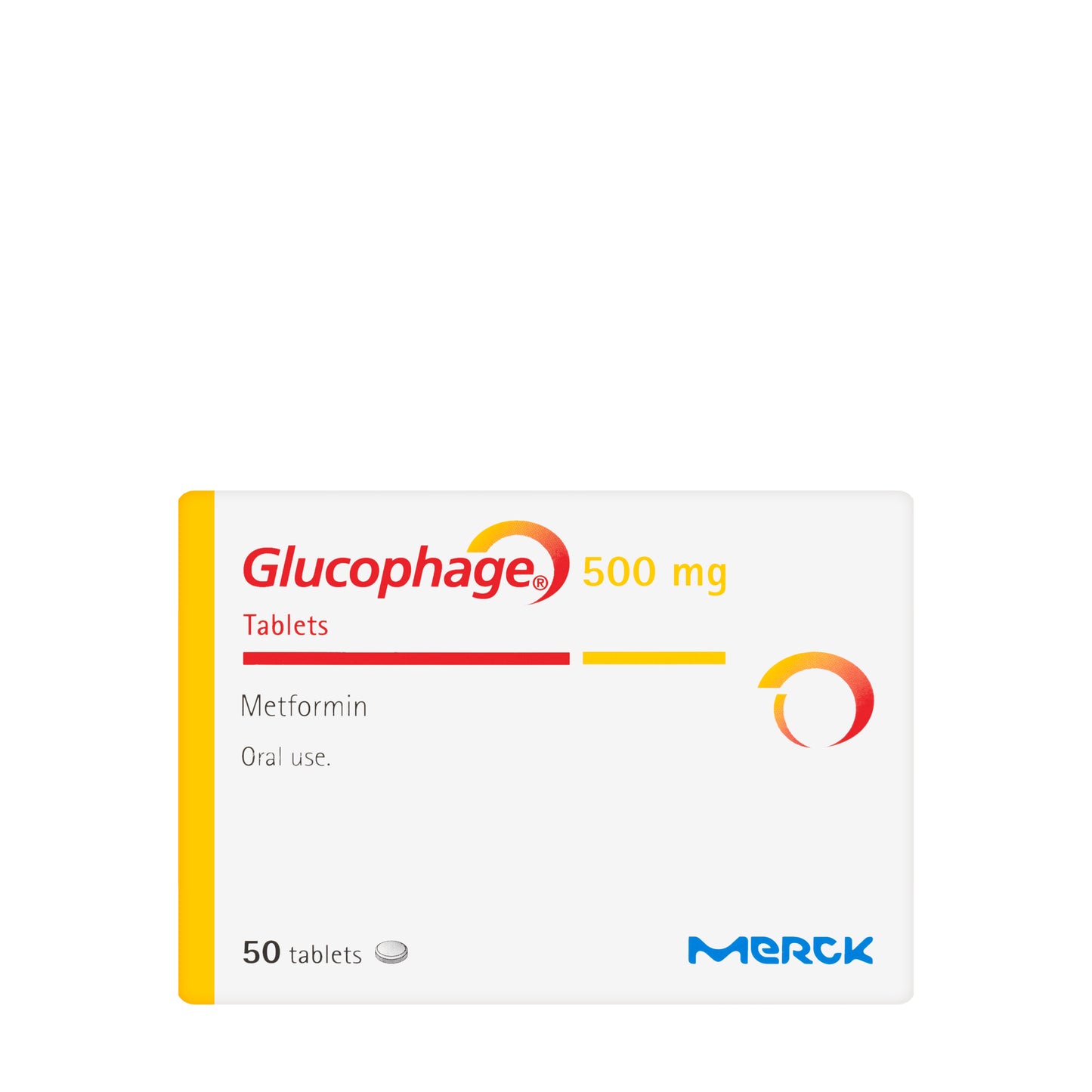 Glucophage 500Mg 50 Tablets