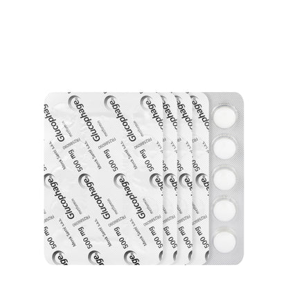 Glucophage 500Mg 50 Tablets
