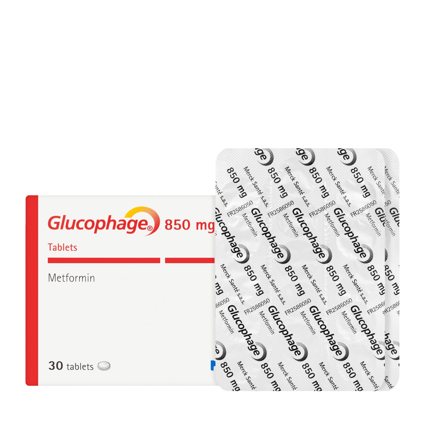 Glucophage 850Mg 30 Tablets