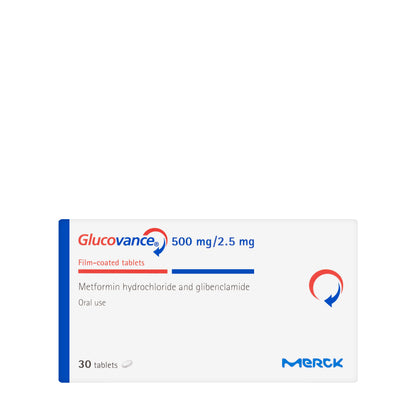 Glucovance 500/2.5Mg 30 Tablets