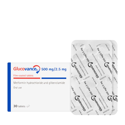 Glucovance 500/2.5Mg 30 Tablets