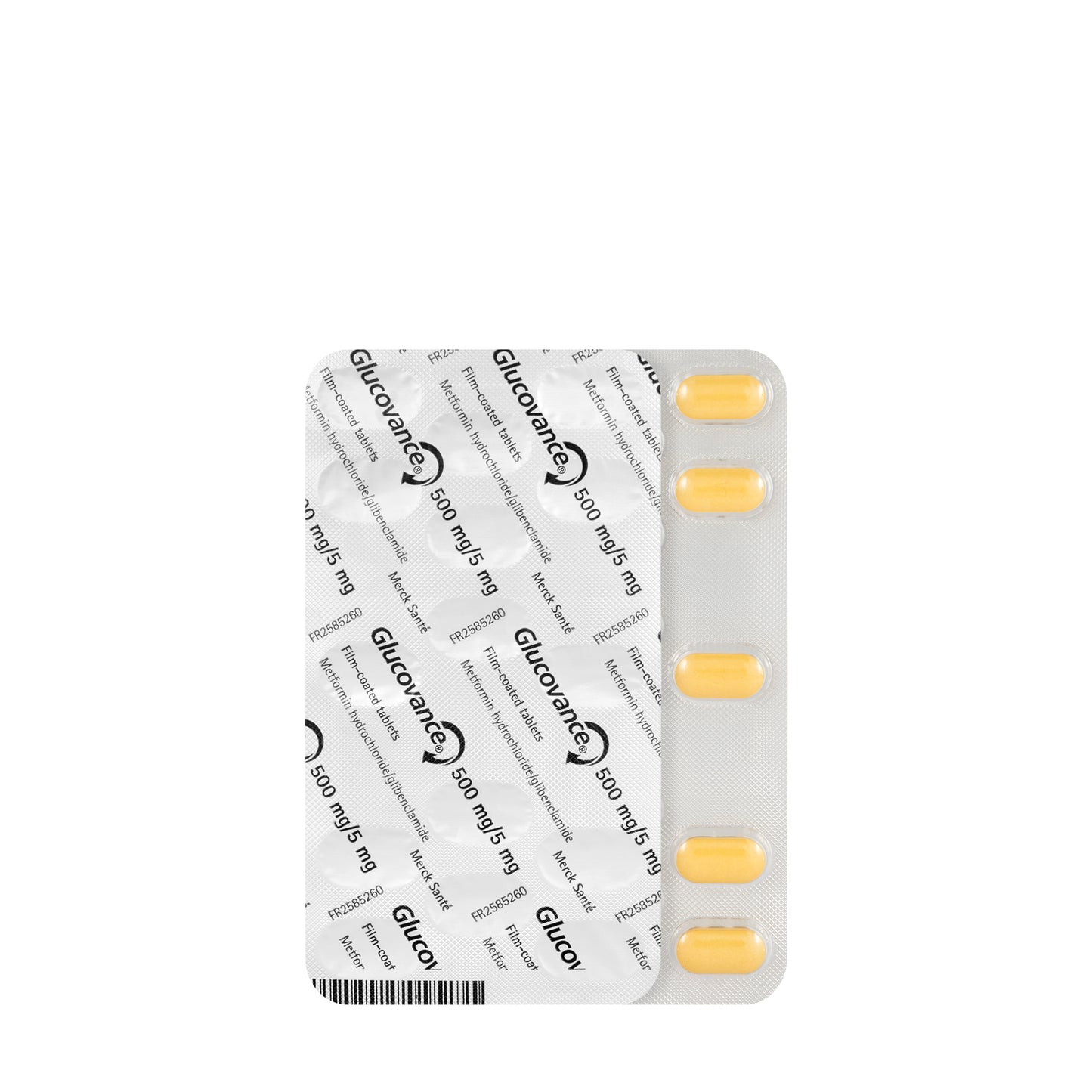 Glucovance 500/5Mg 30 Tablets