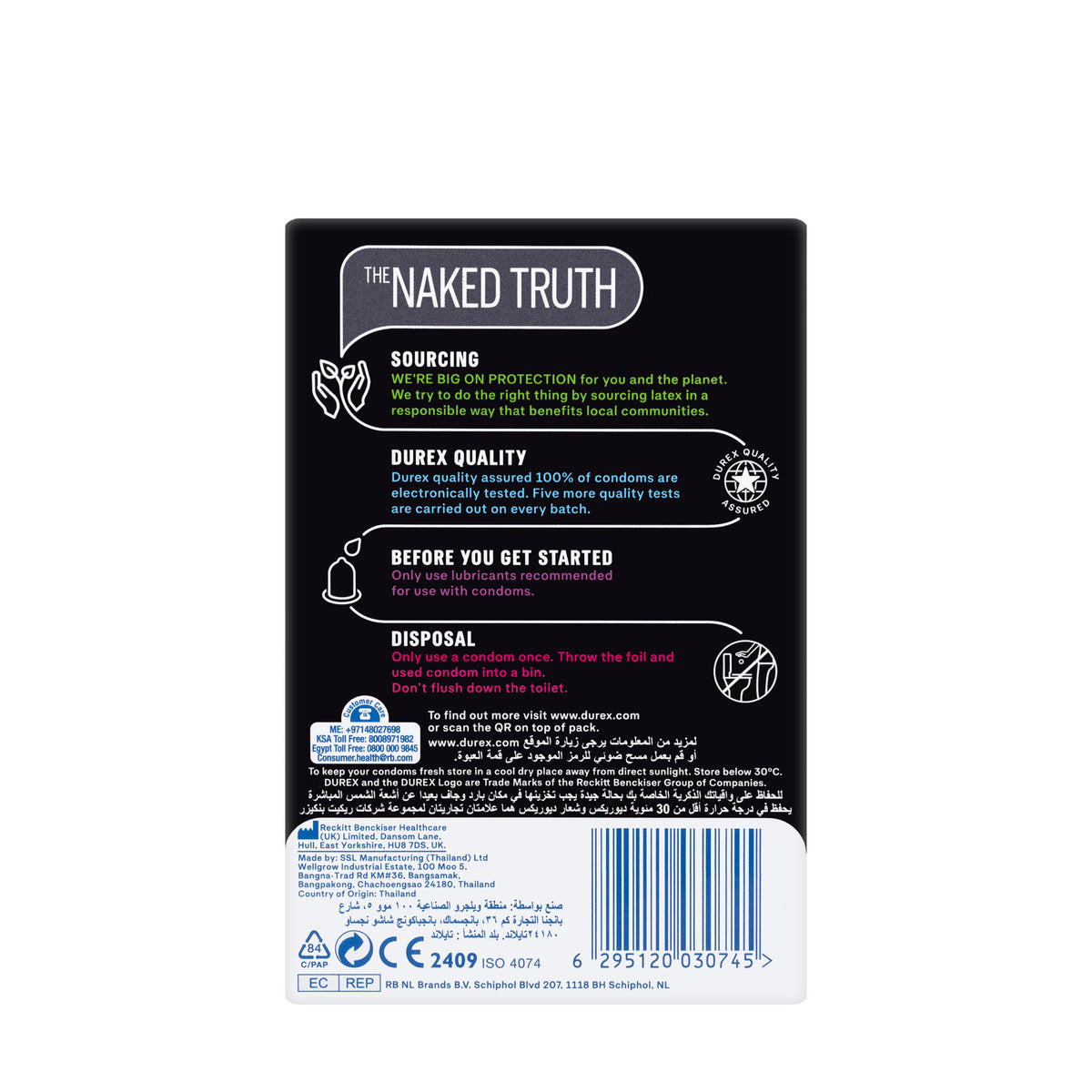 Durex Condom Extend Pleasure 20 Pieces