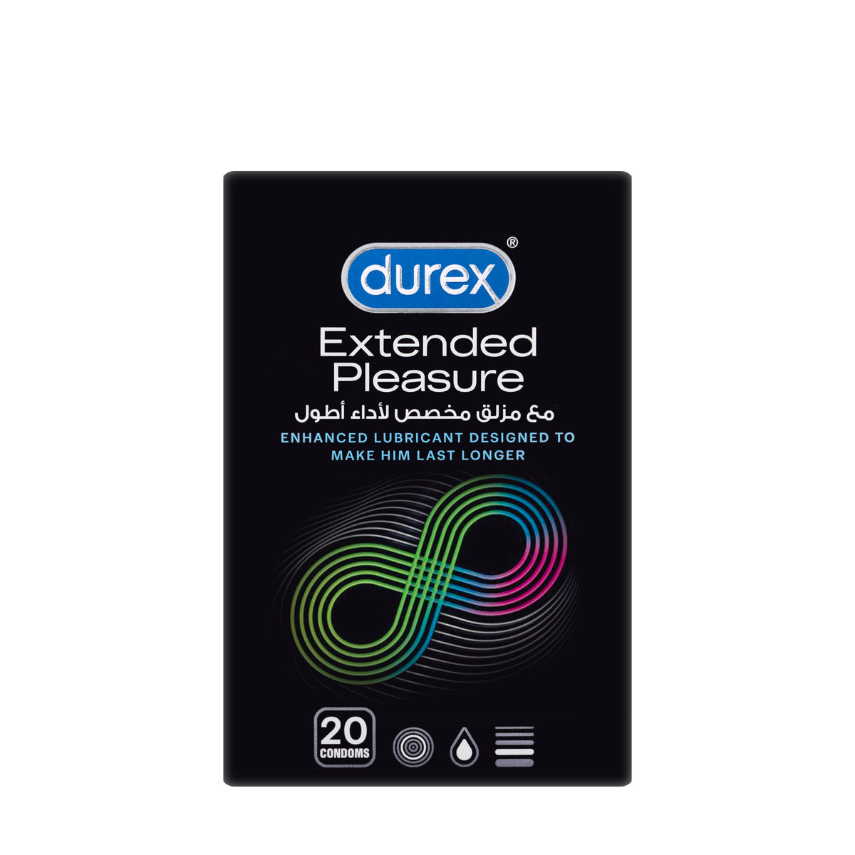Durex Condom Extend Pleasure 20 Pieces