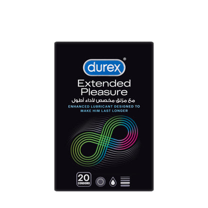 Durex Condom Extend Pleasure 20 Pieces