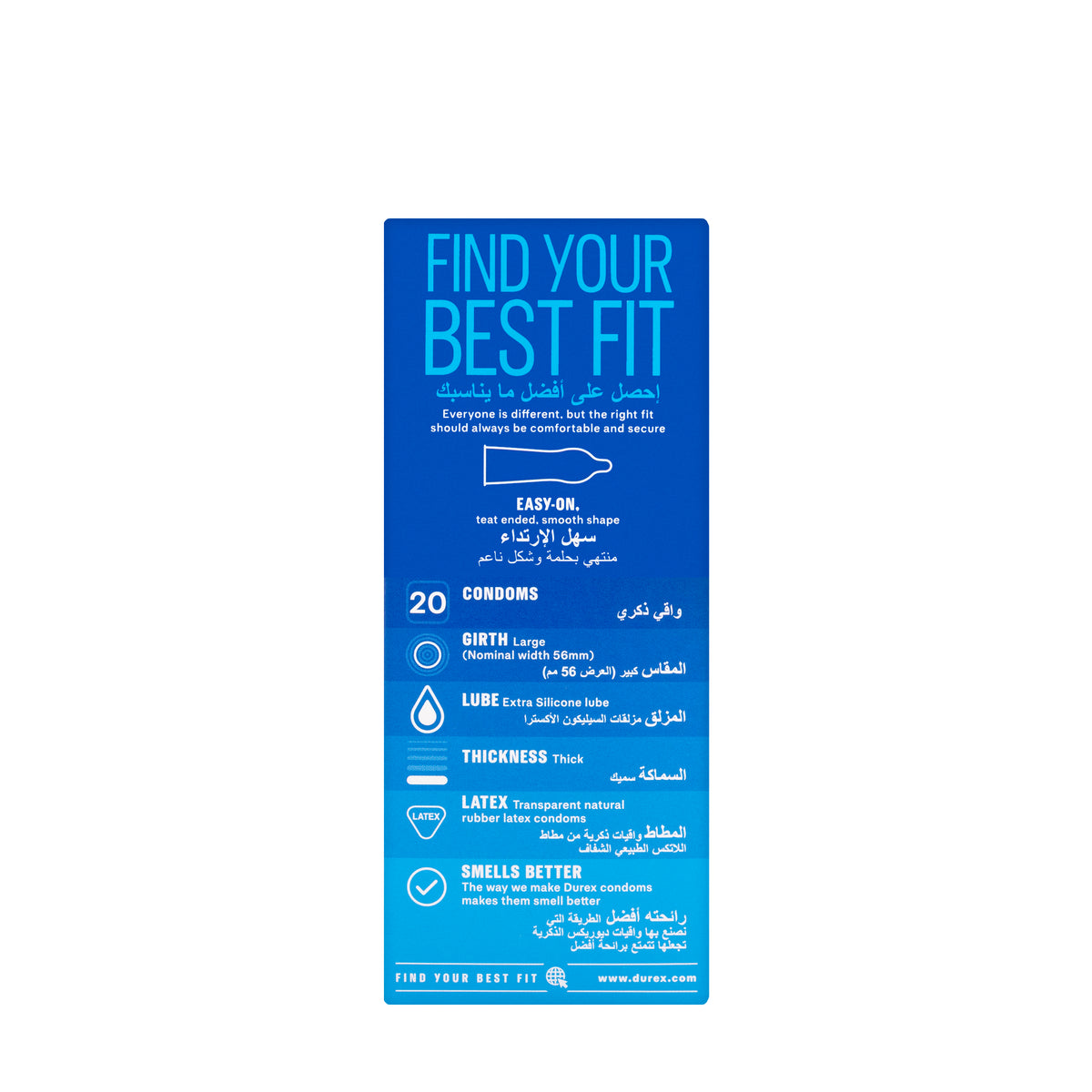 Durex Condom Extra Safe 20 Pieces