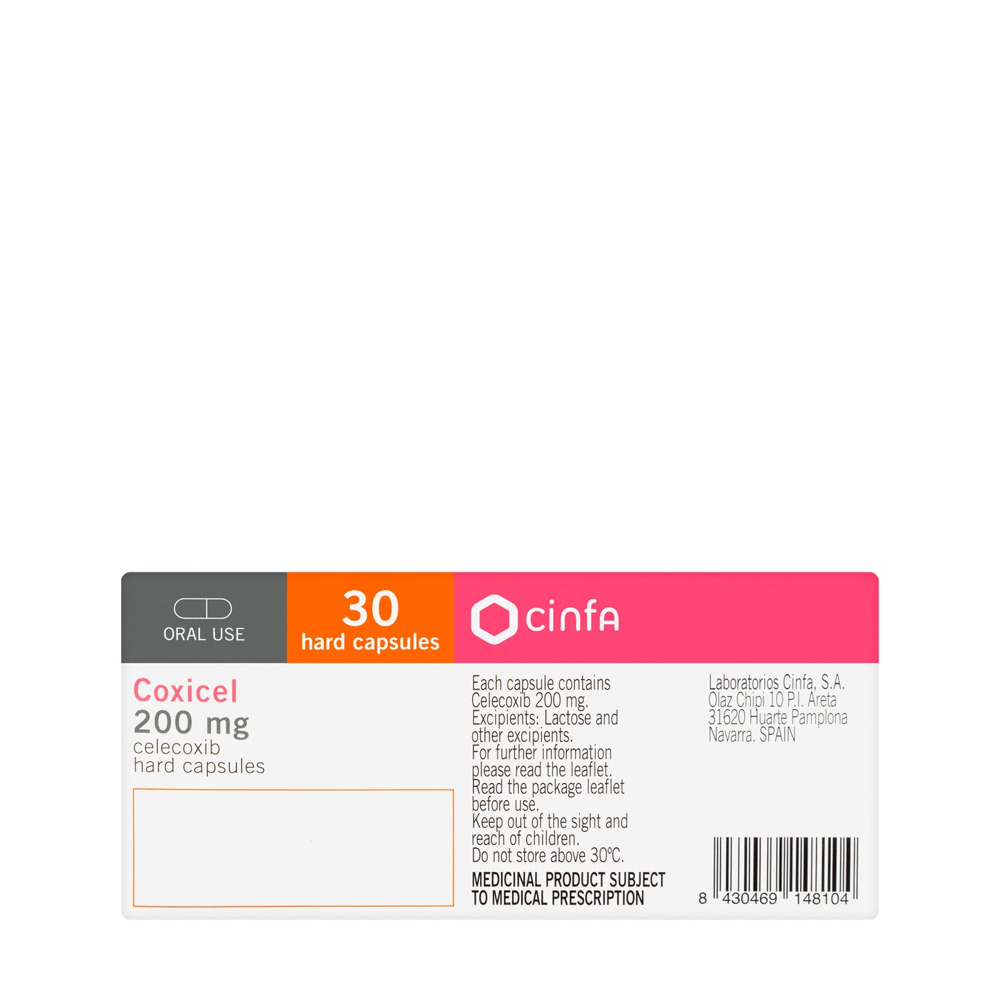 Coxicel 200Mg 30 Capsules