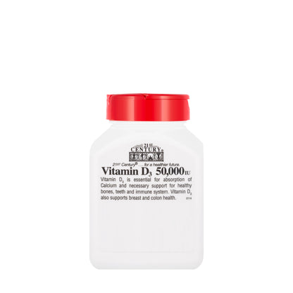 21 Century Vitamin D3 50000 IU 60 Tablet