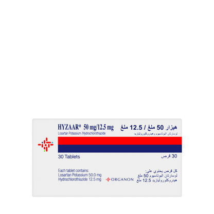 Hyzaar 50/12.5Mg 30 Tablets