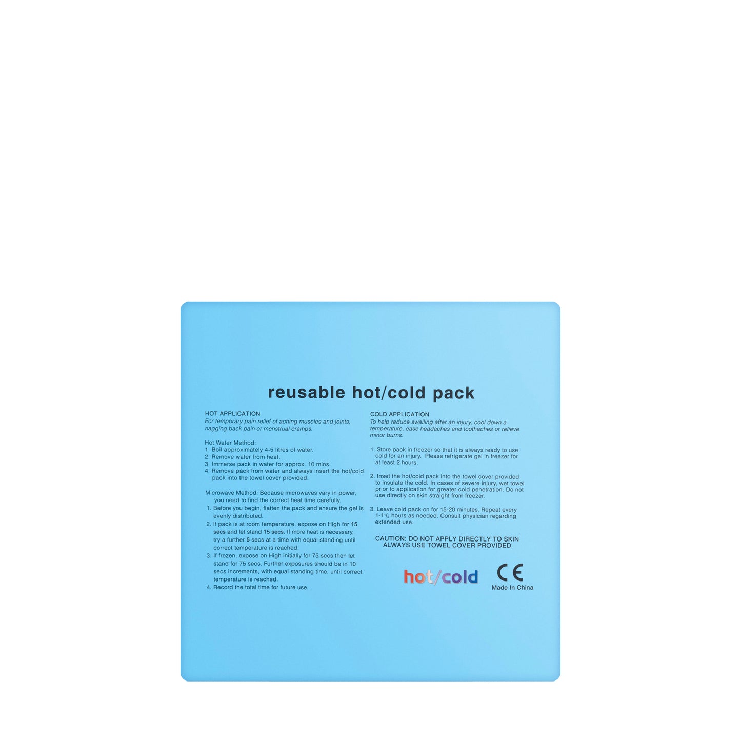 Acu-Life Hot And Cold Pack 10x10 Cm - Small