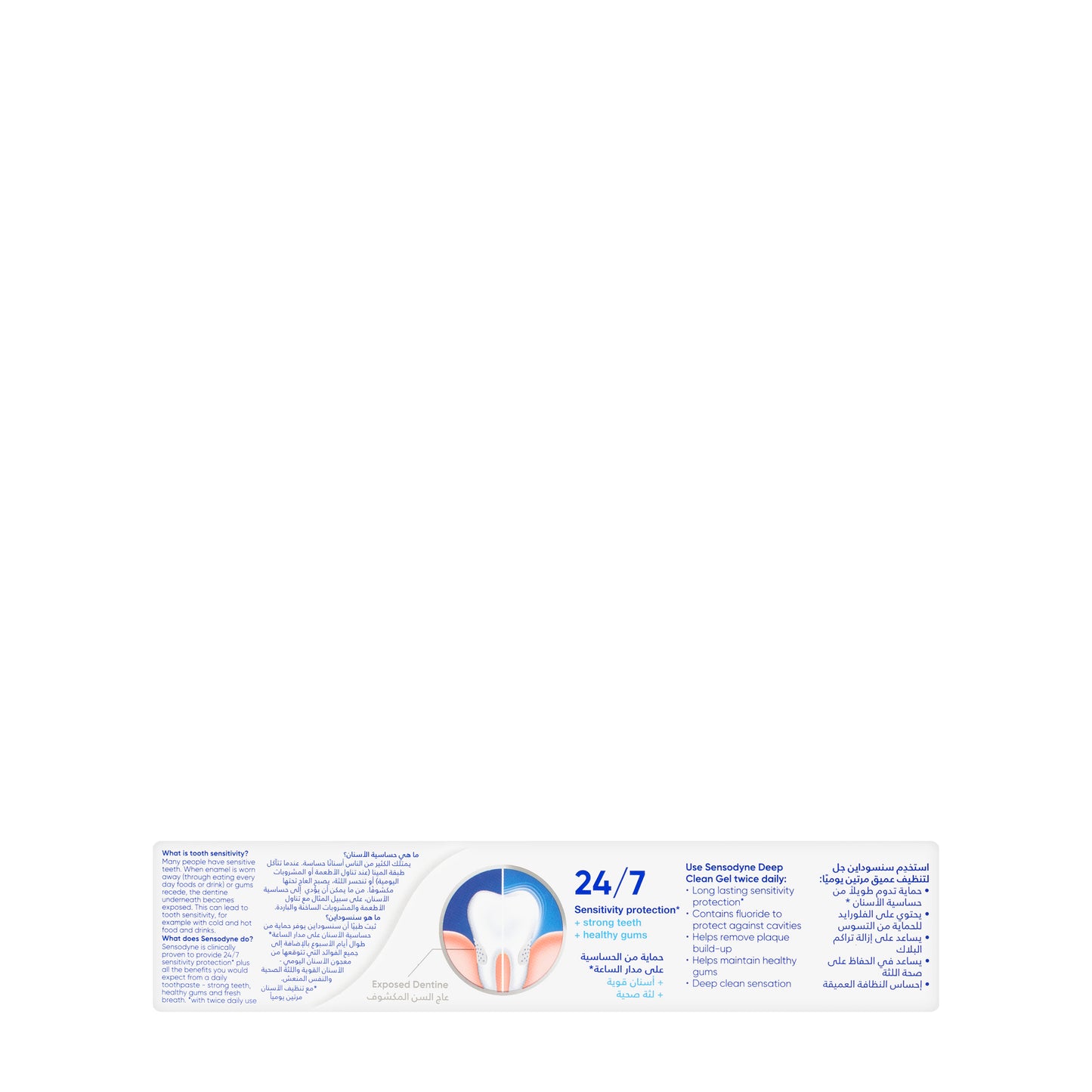 Sensodyne Deep Clean Gel 75ml