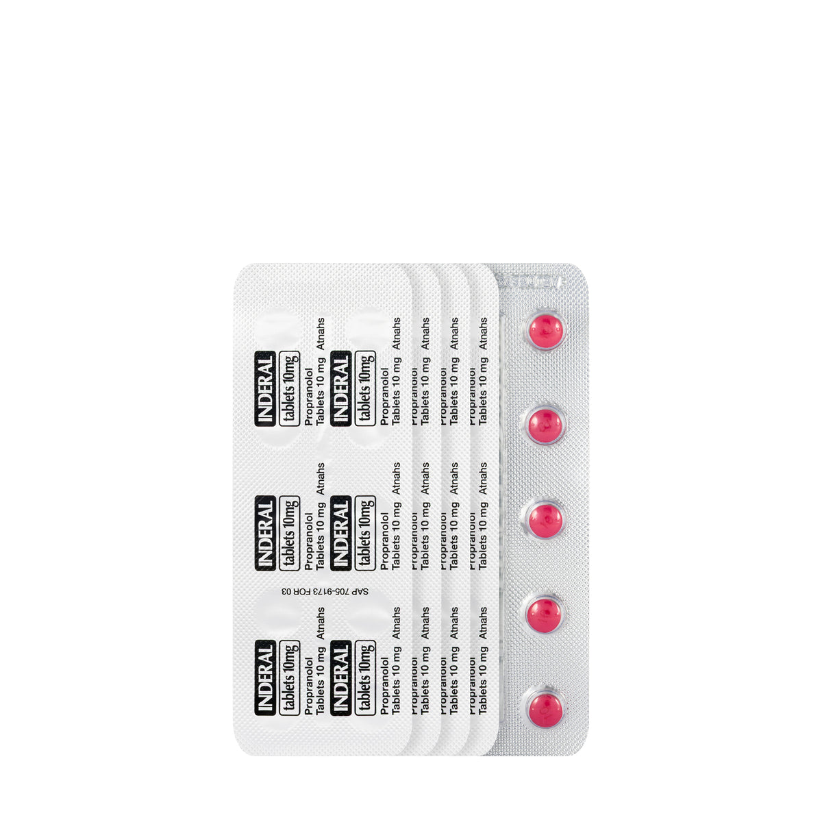 Inderal 10Mg 50 Tablets