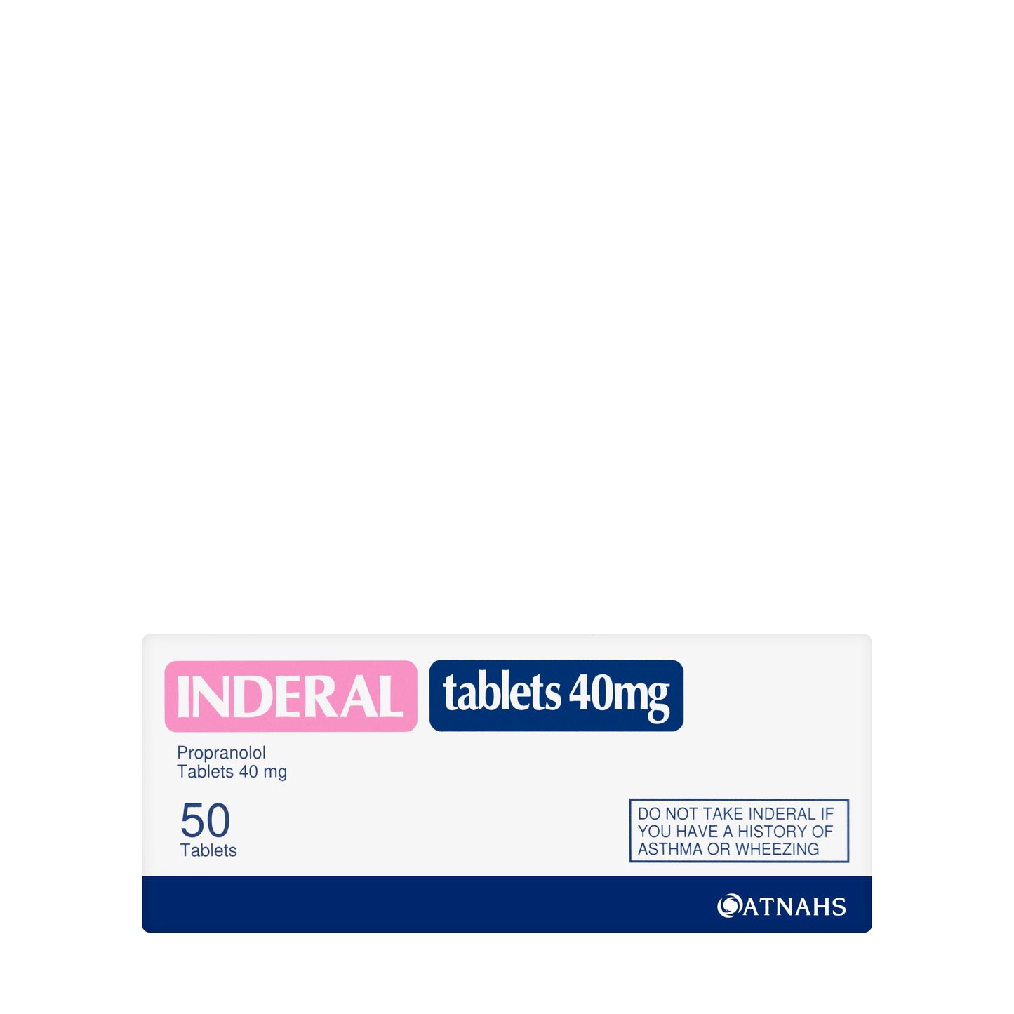 Inderal 40Mg 50 Tablets