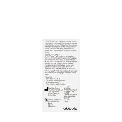 Optive Fusion Eye Drops 10Ml