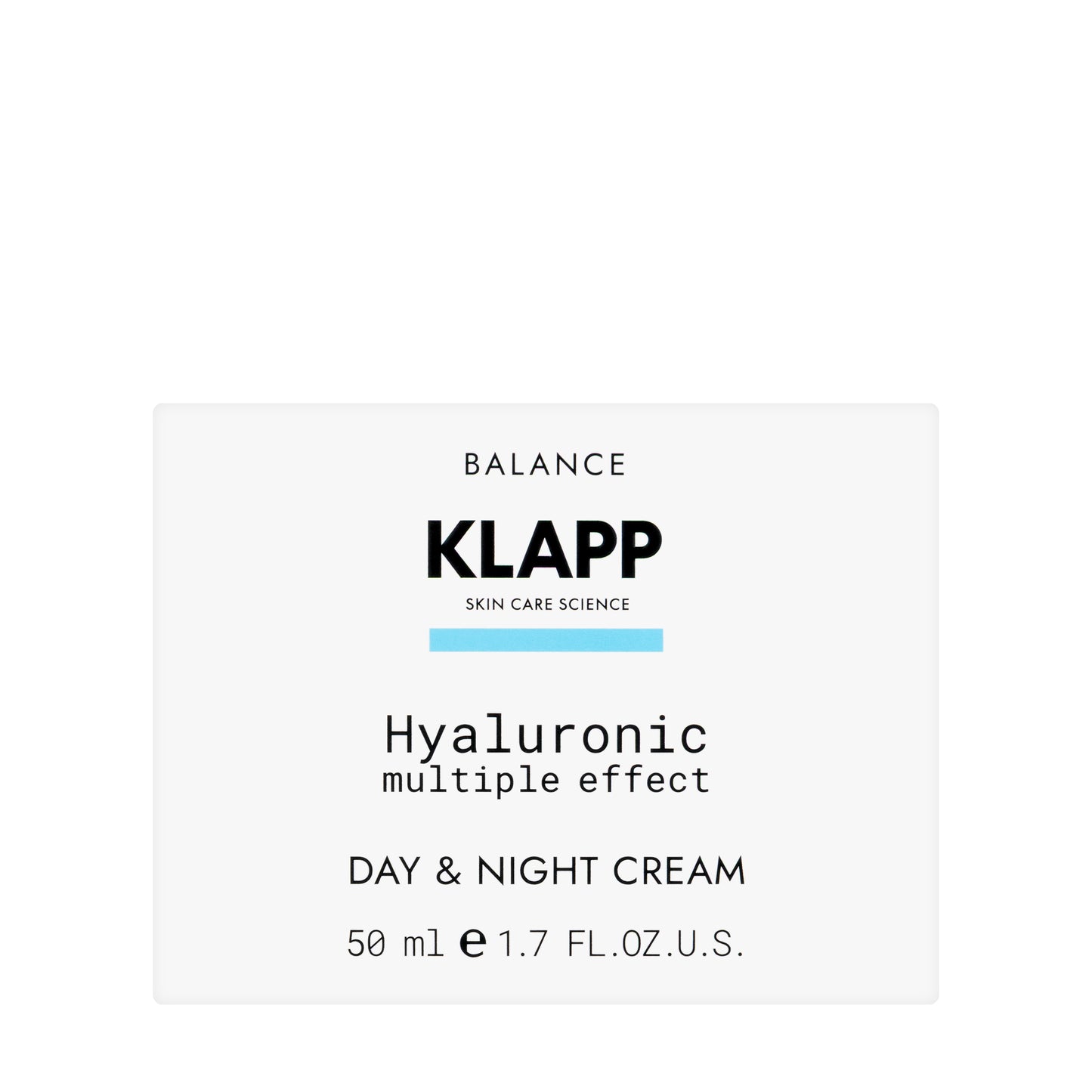 Klapp Hyaluronic Night and Day Cream 50 Ml