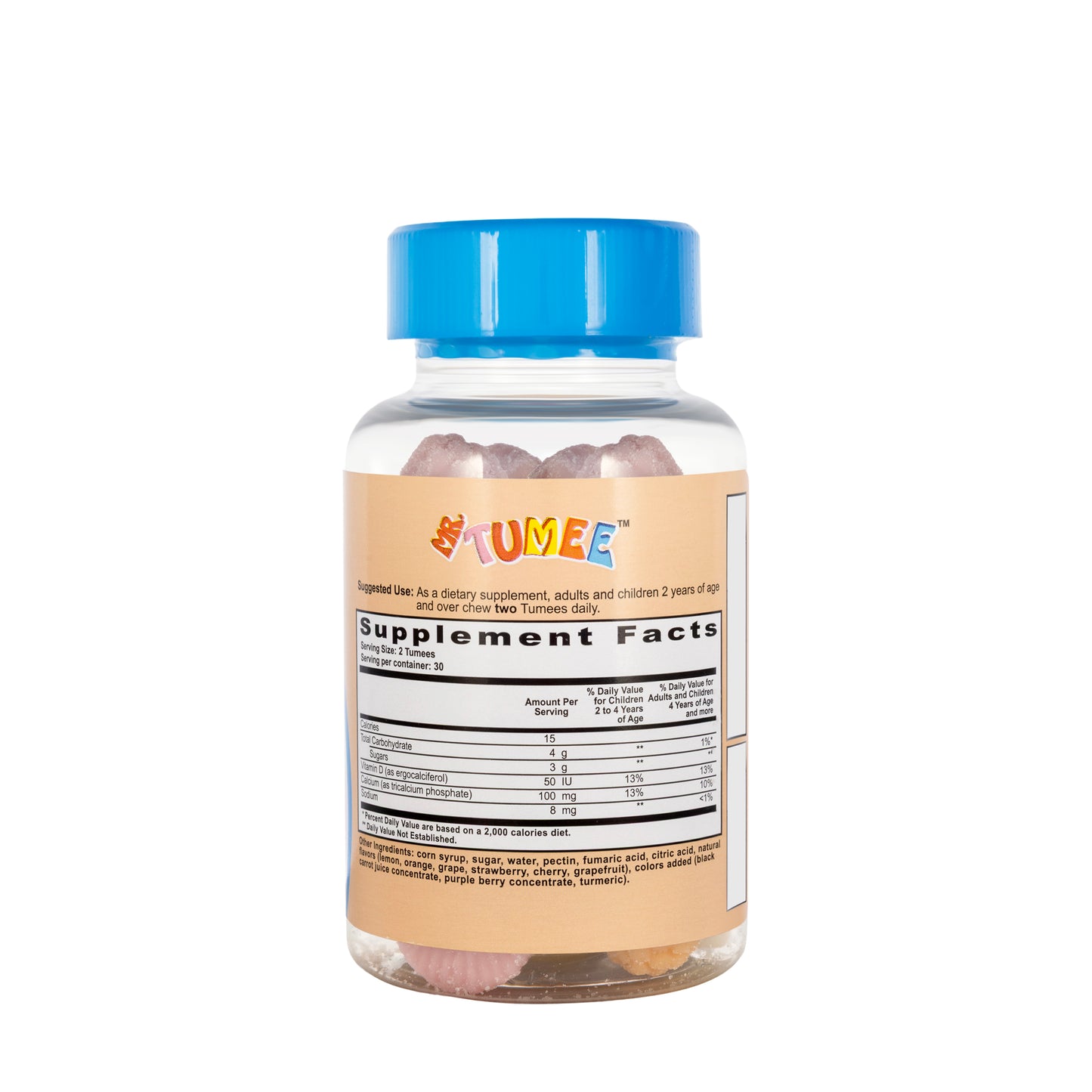 Mr Tumee Calcium plus Vitamin D 60 Gummies