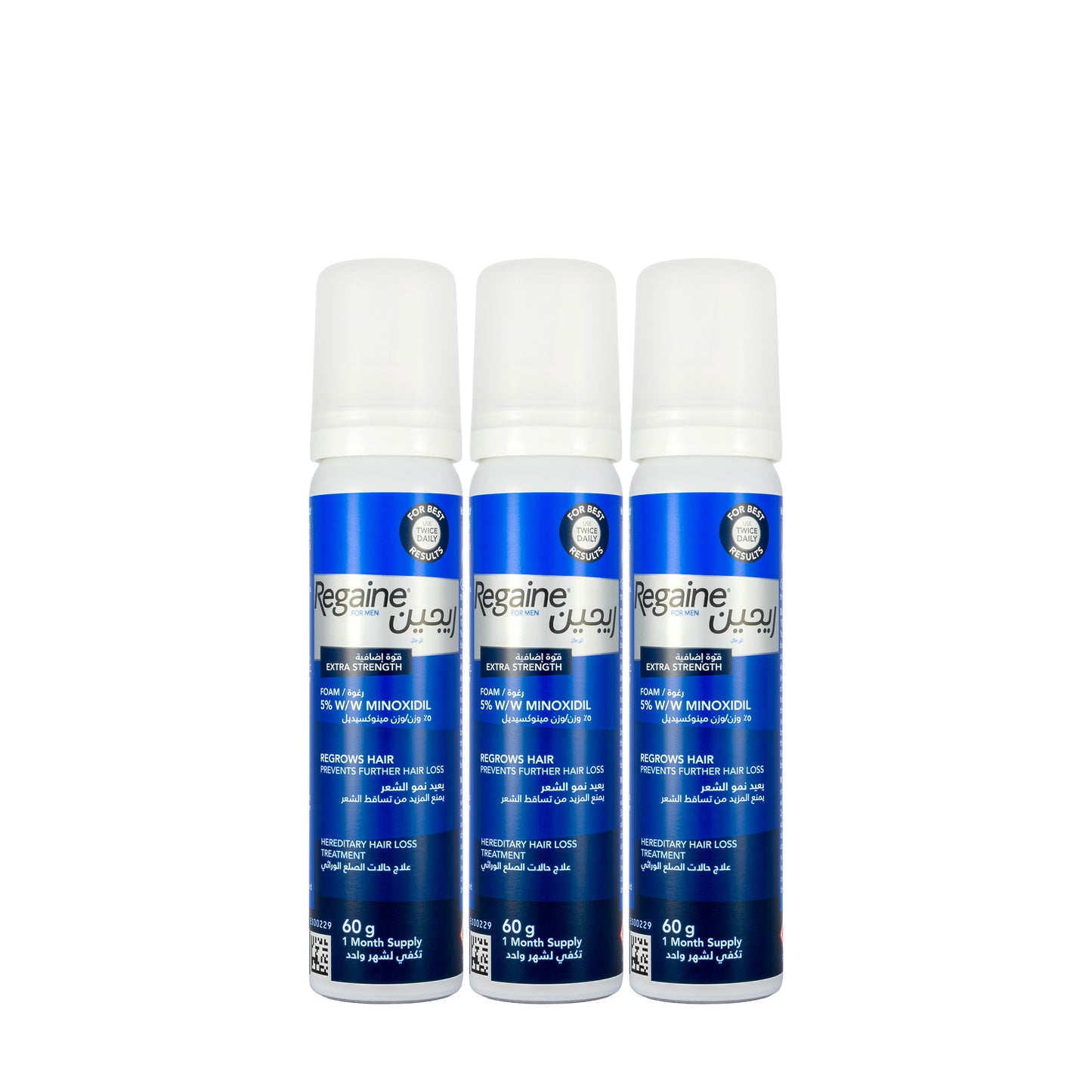 Regaine Foam Men 73Ml 3 Pieces