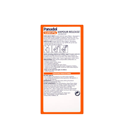 Panadol Cold & Flu Vapour+Decongestant 10 Sachets