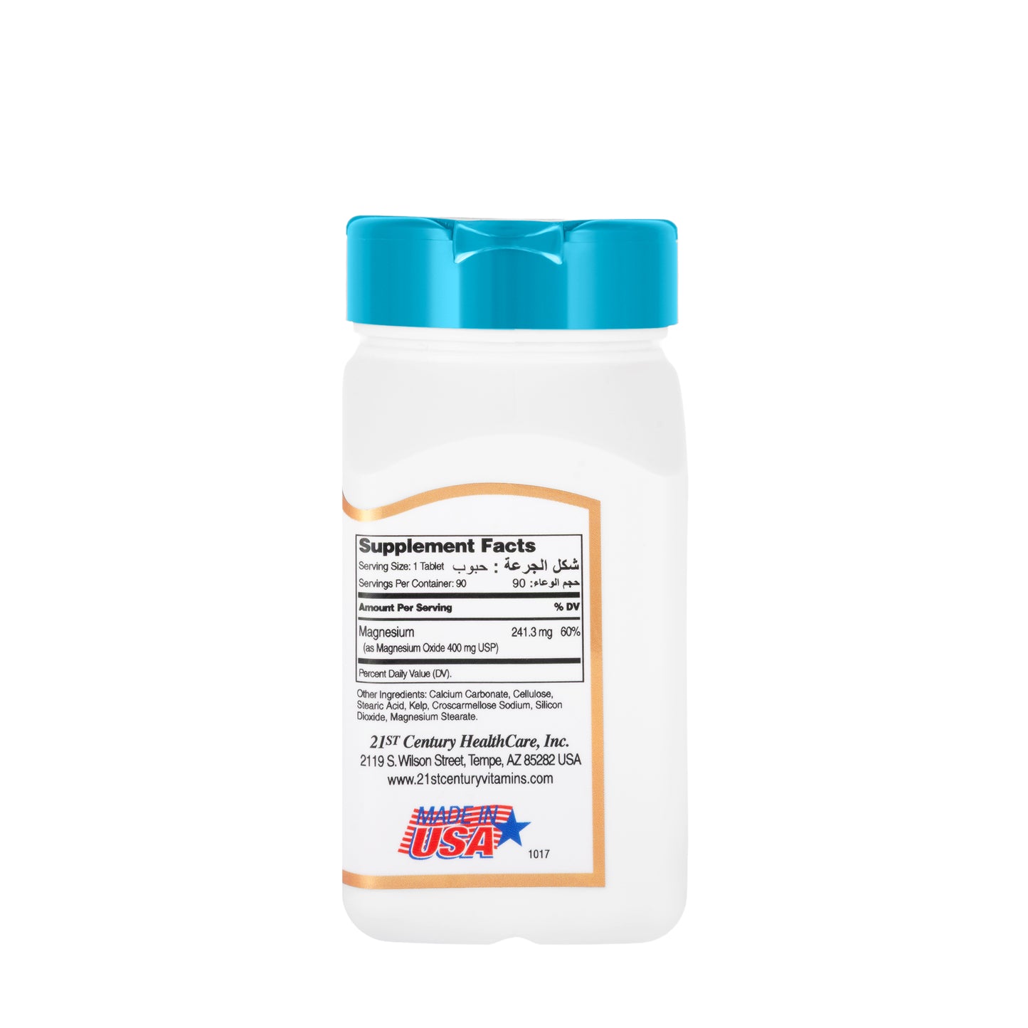 21 Century Magnesium [mgo] 400 mg 90 Tablet