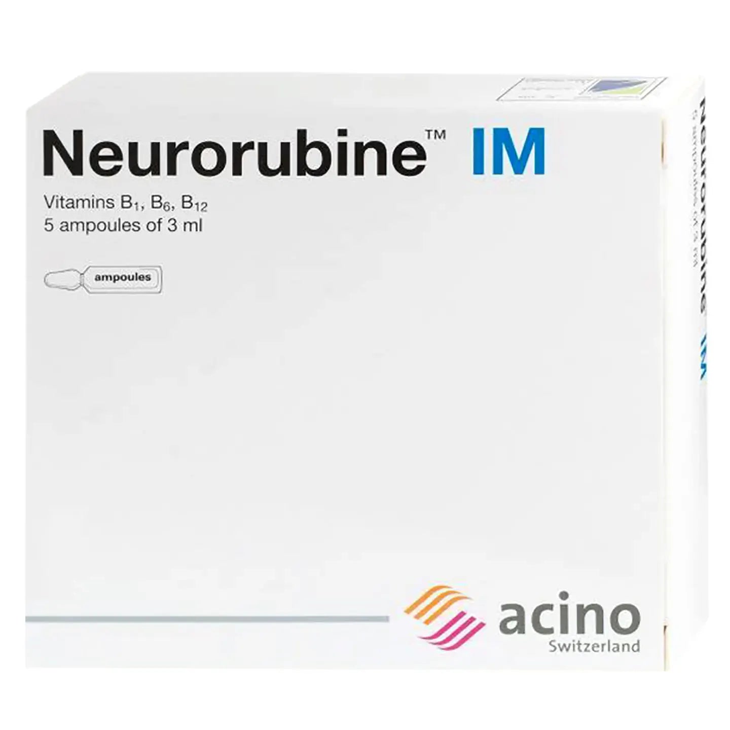 Neurorubine 3 Ml 5 Ampoules