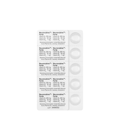 Neurorubine Forte 20 Tablets