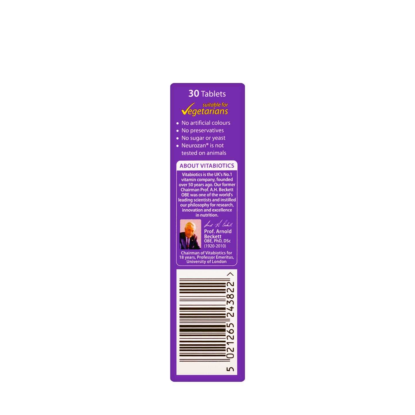 Vitabiotics Neurozan with Vit.D 800IU 30 Tablets