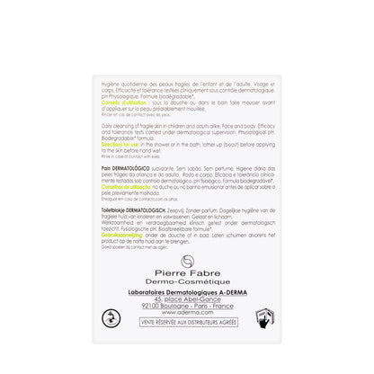 A-Derma Dermatological Bar 100 Gm