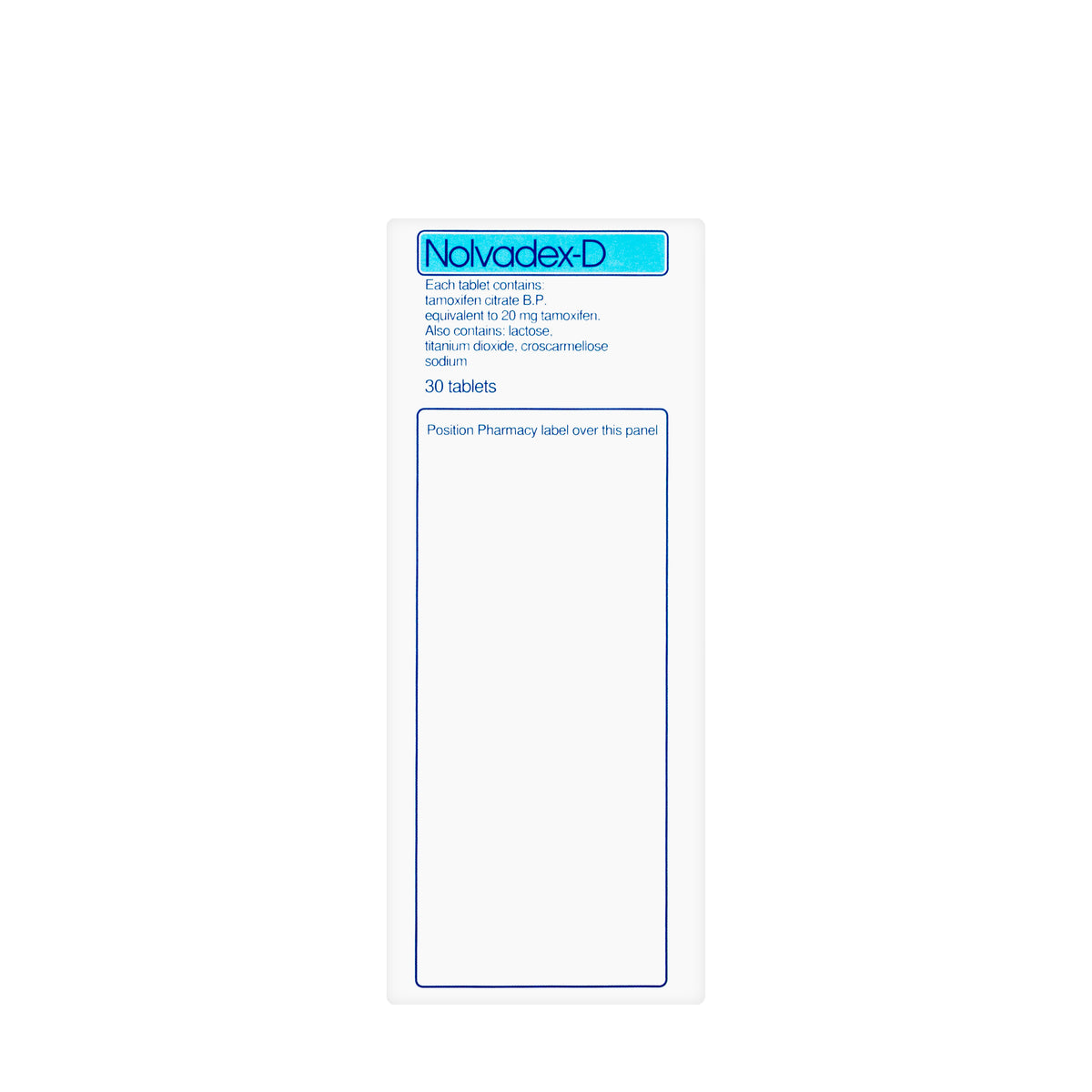 Nolvadex -D 20Mg 30 Tablets