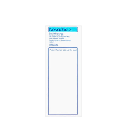Nolvadex -D 20Mg 30 Tablets