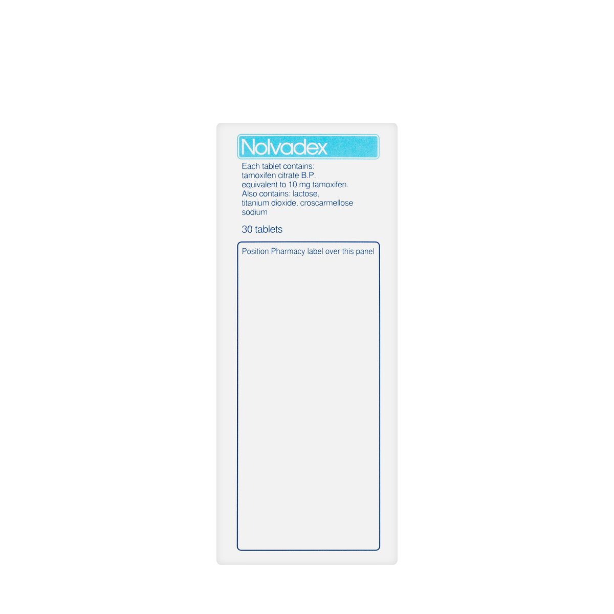 Nolvadex 10 Mg 30 Tablets