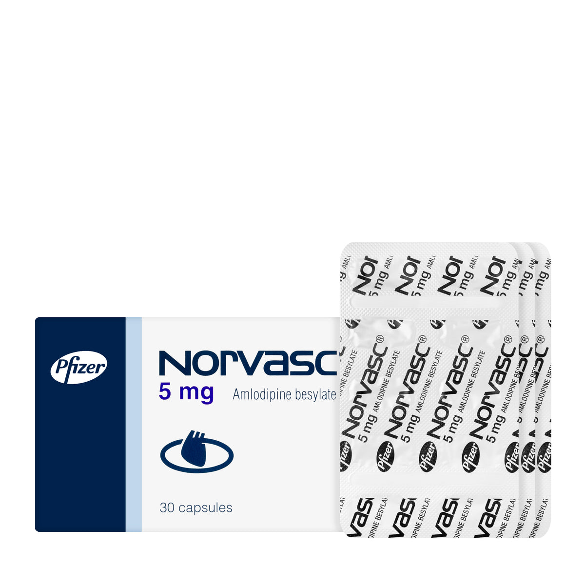 Norvasc 5Mg 30 Capsules