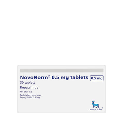 Novonorm 0.5Mg 30 Tablets