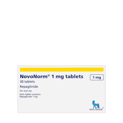 Novonorm 1Mg 30 Tablets