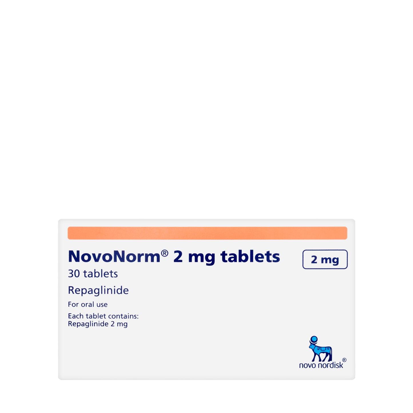 Novonorm 2Mg 30 Tablets