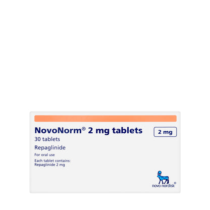 Novonorm 2Mg 30 Tablets