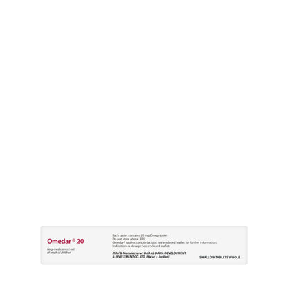 Omedar 20Mg 14 Tablets