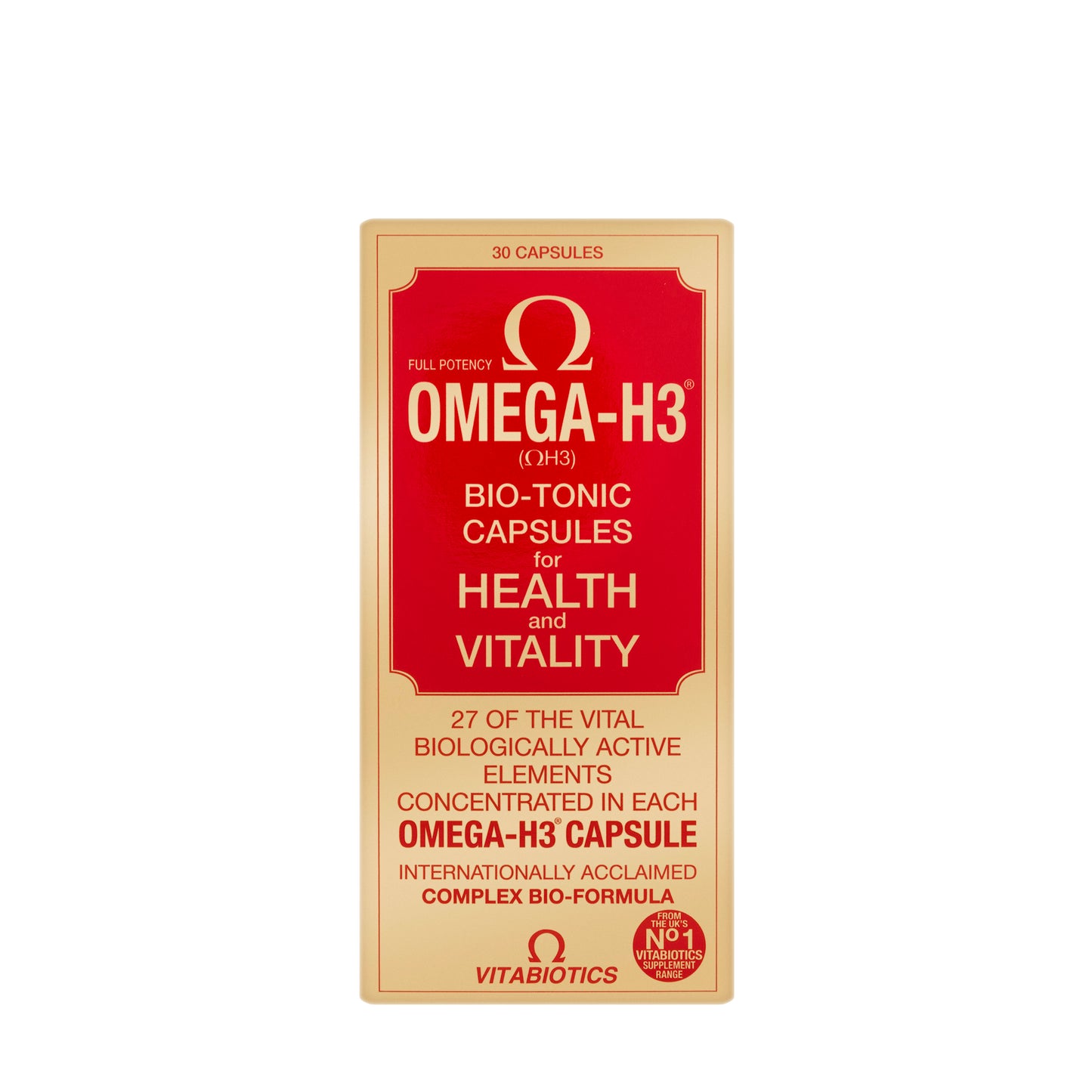 Vitabiotics Omega-H3 30 Capsules