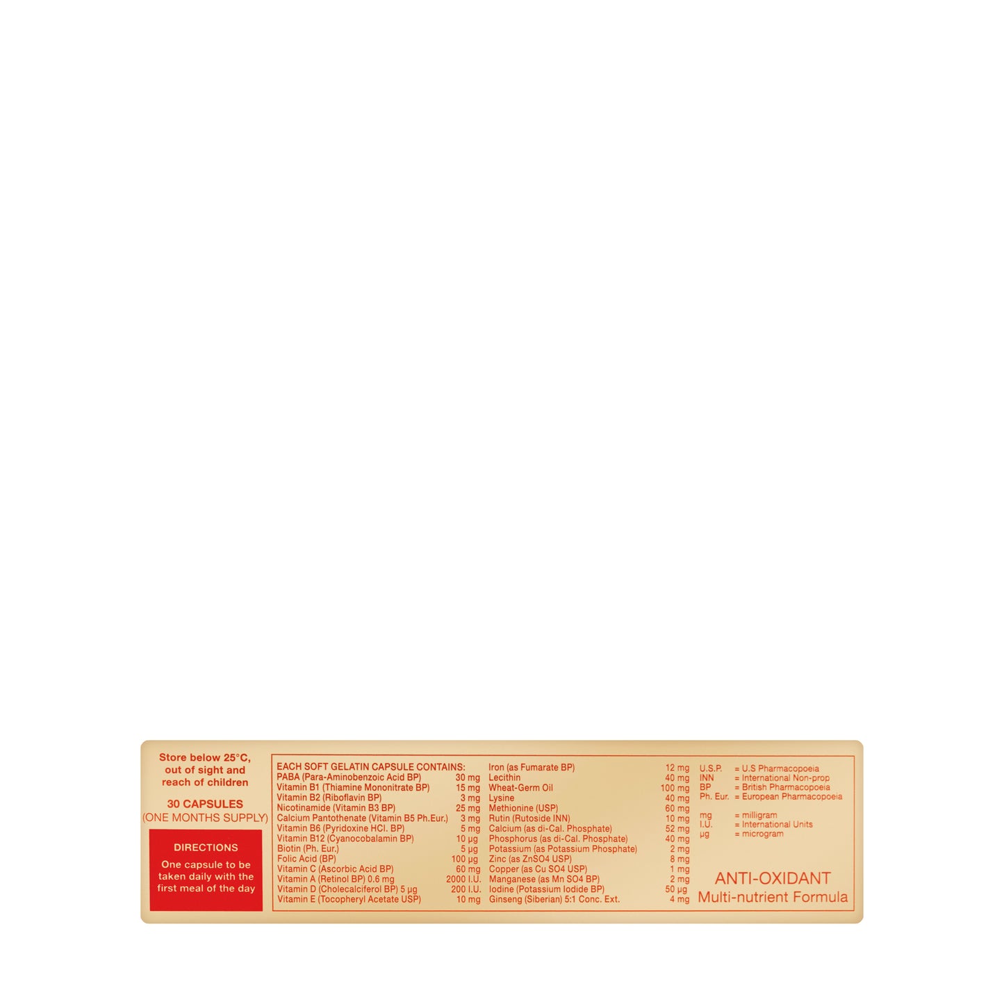 Vitabiotics Omega-H3 30 Capsules