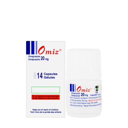 Omiz 20Mg 14 Capsules