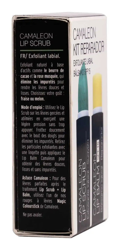 Camaleon Kit Reparador - Lip Scrub + Lip Balm SPF15