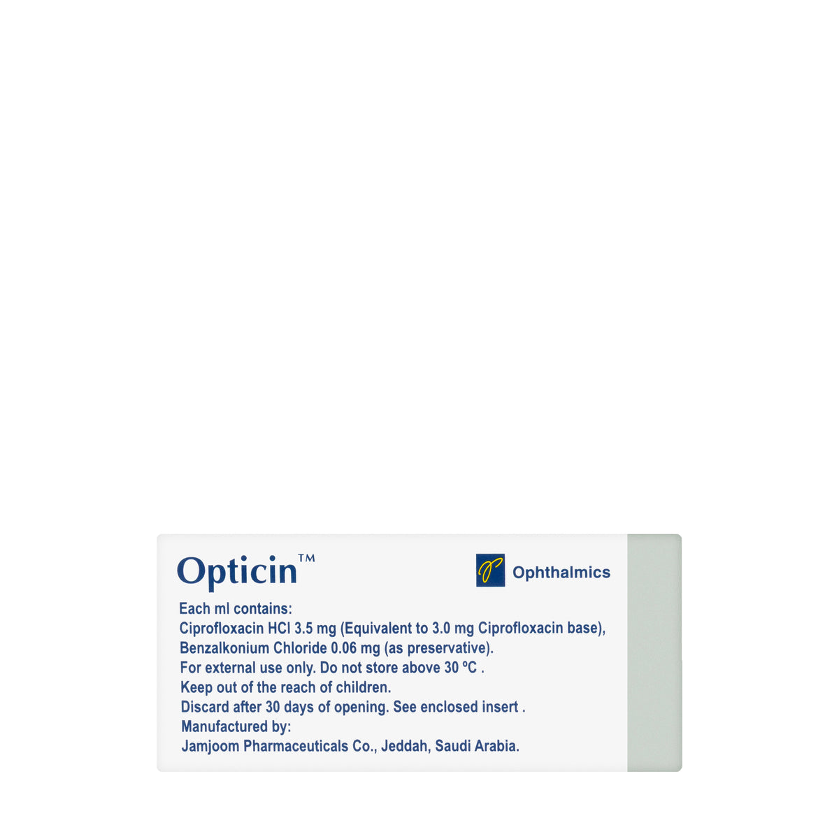 Opticin 0.3% Eye Drops  5Ml
